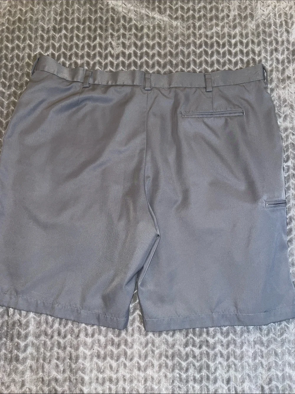 GrandSlam Mens Gray Golf Shorts Size 42 Flat Front Performance Casual